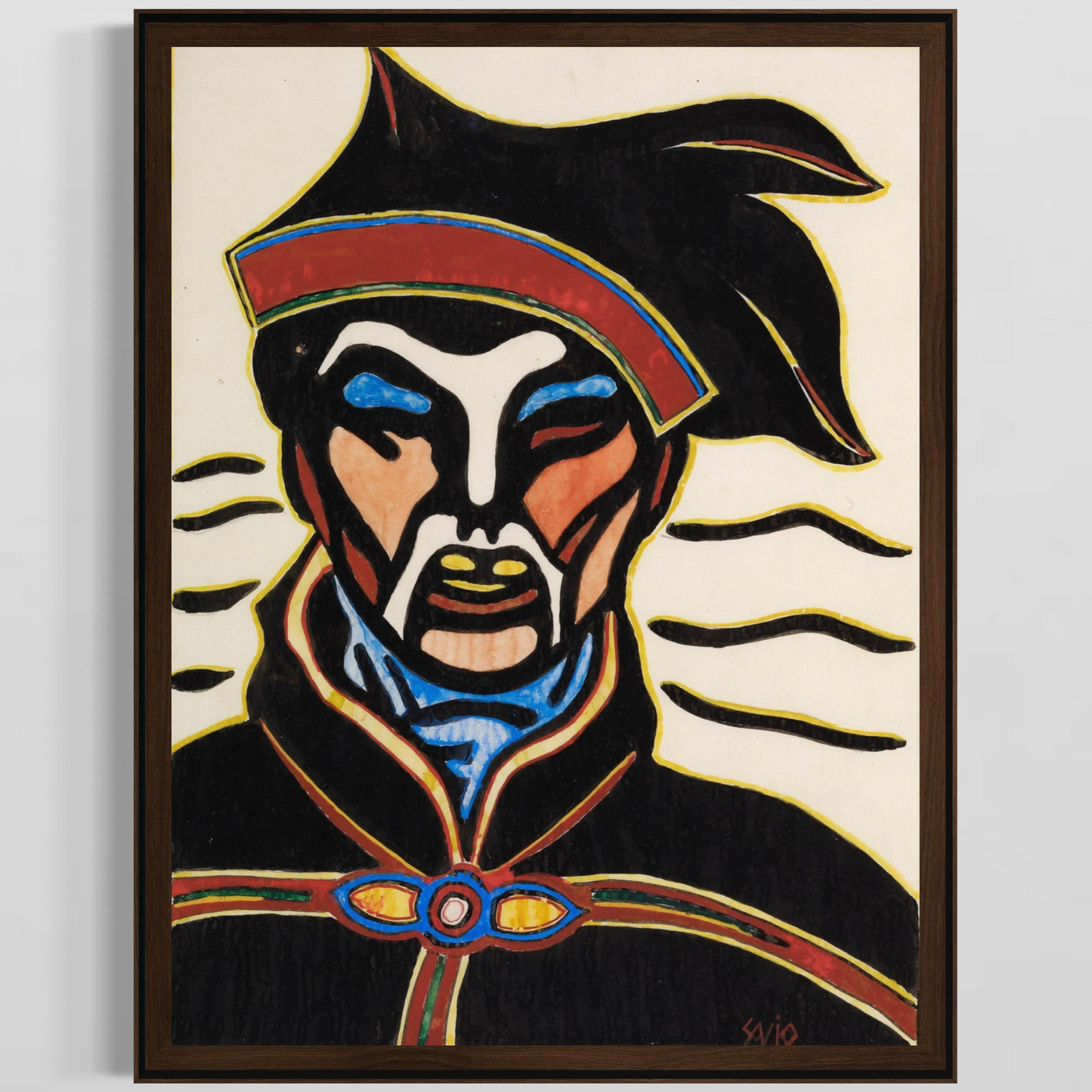 Same i festdrakt (Innrammet)