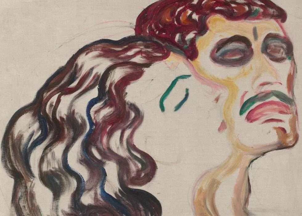 Hode ved hode - Edvard Munch