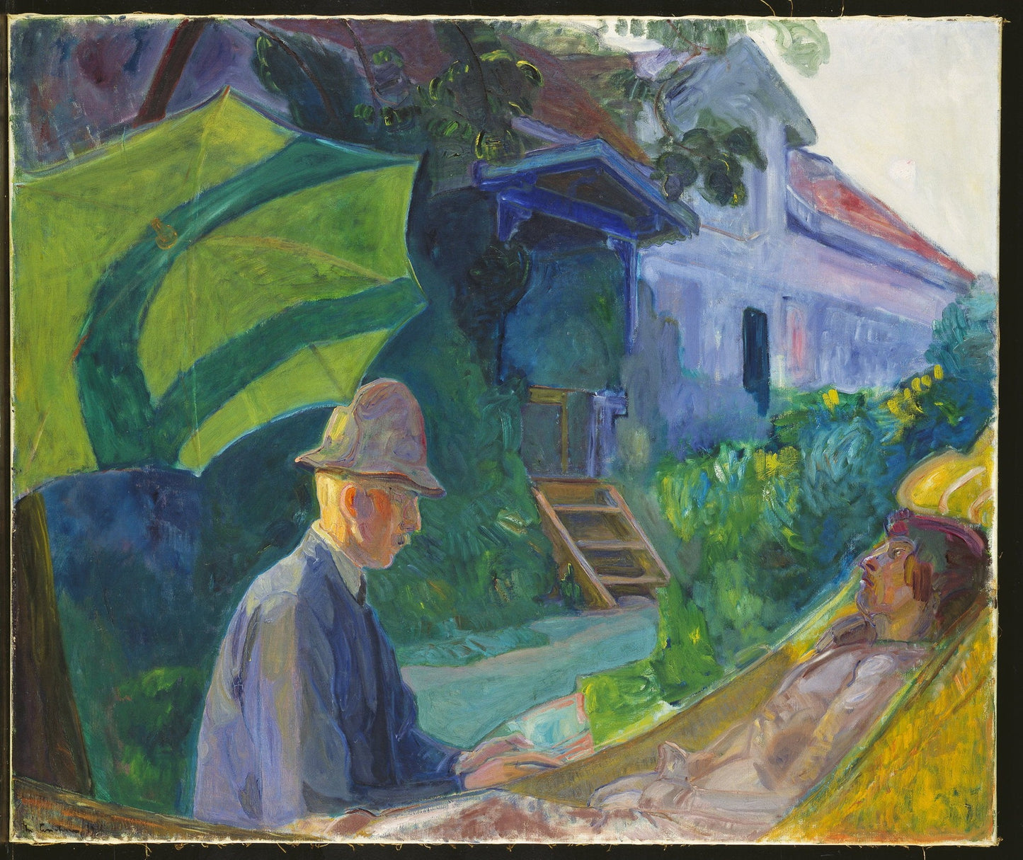 Gudrun in the hammock