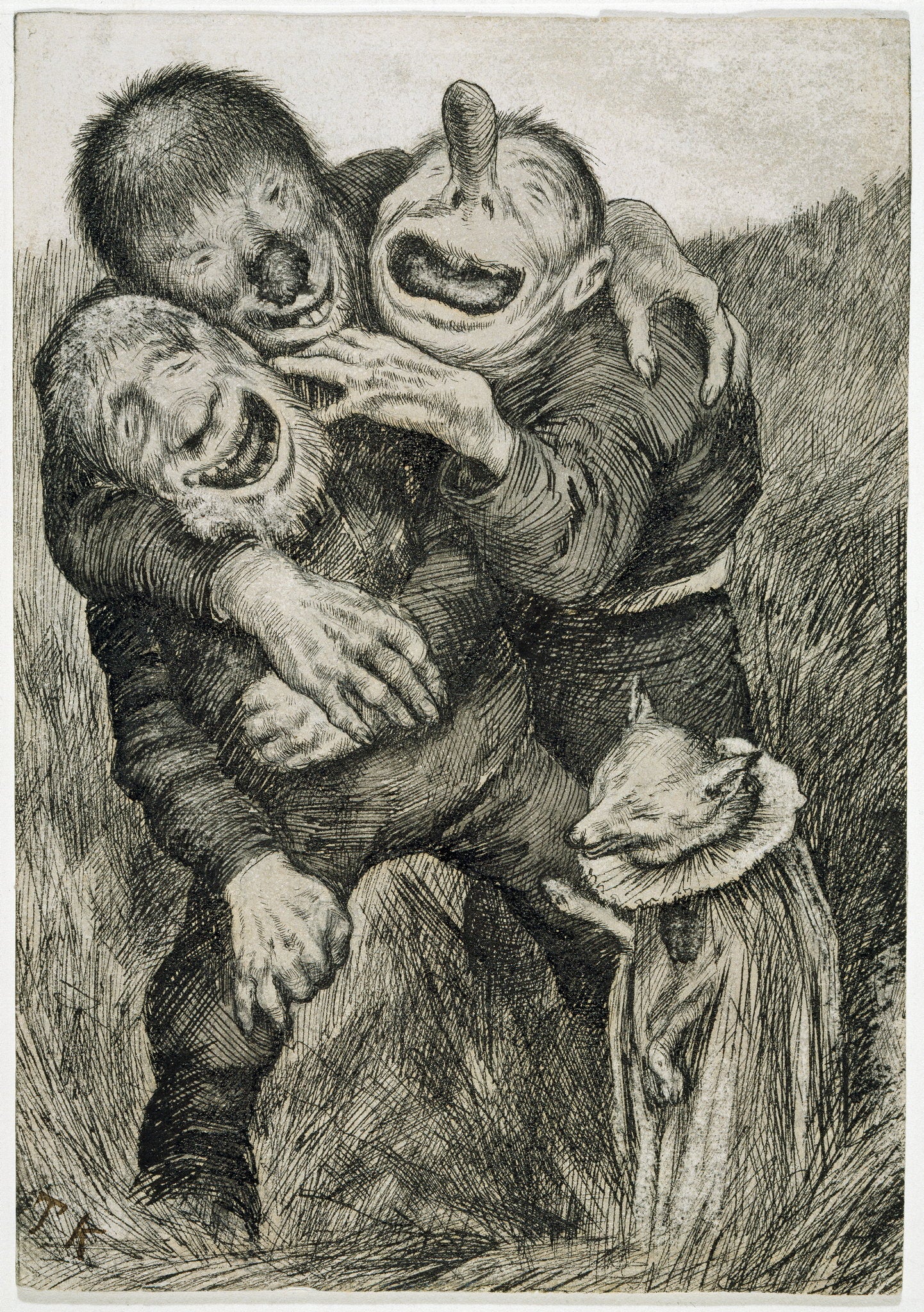 Dann schlugen die Trolle die lachende Tür weit auf