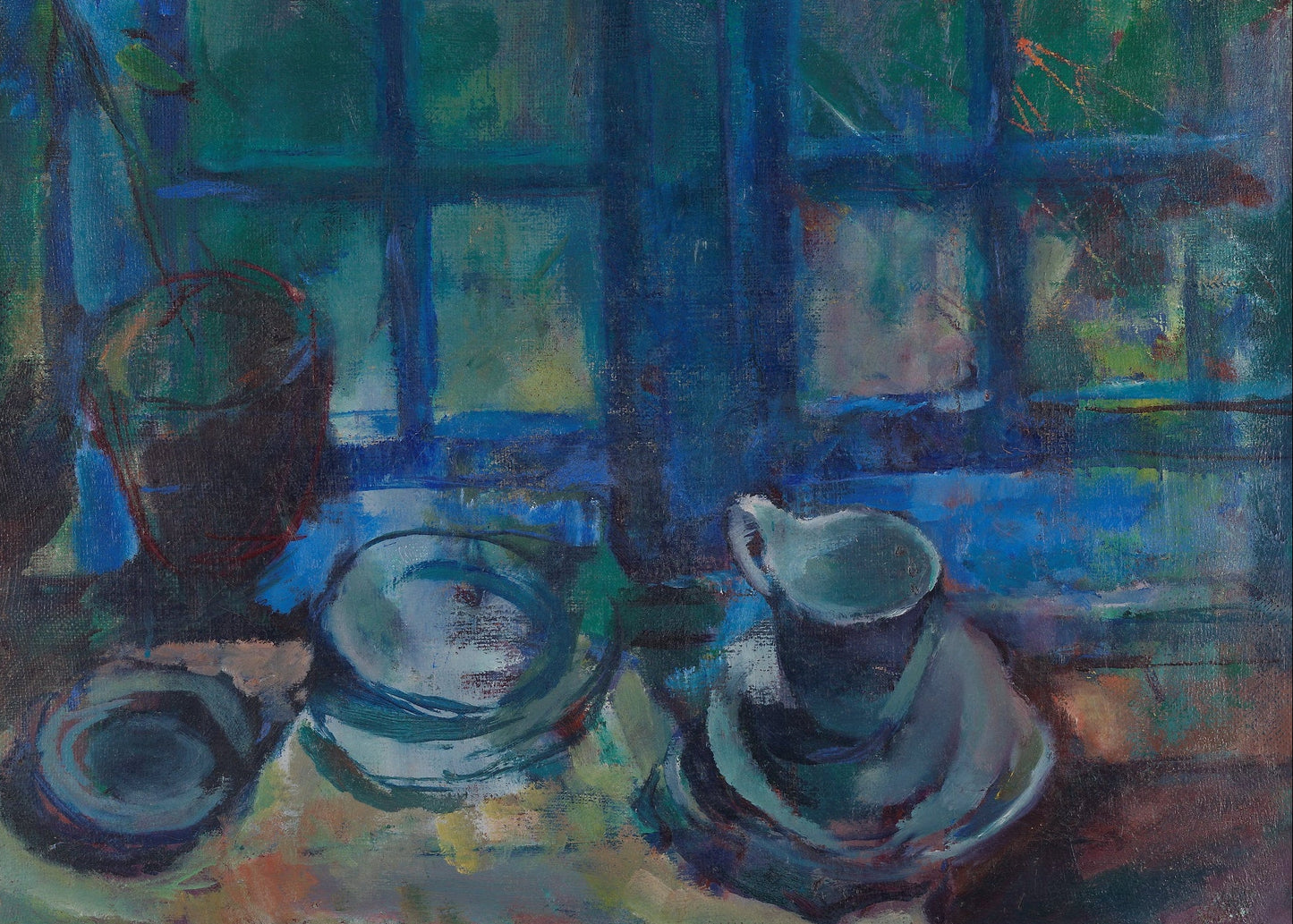 Die blaue Küche