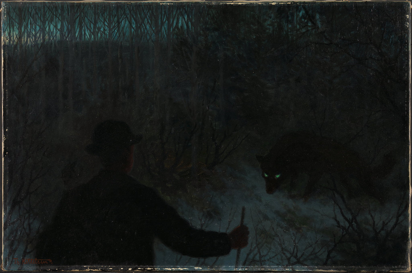 „Ich bin so hungrig, dass mein Darm knurrt“, sagte der Wolf