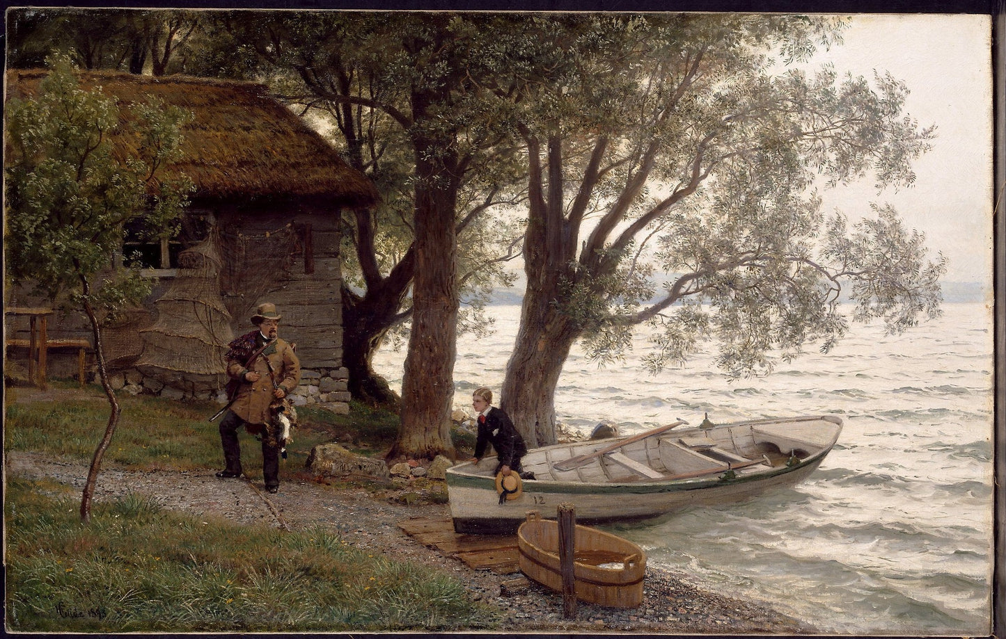 Landingsstedet i dikteren Victor von Scheffels hage