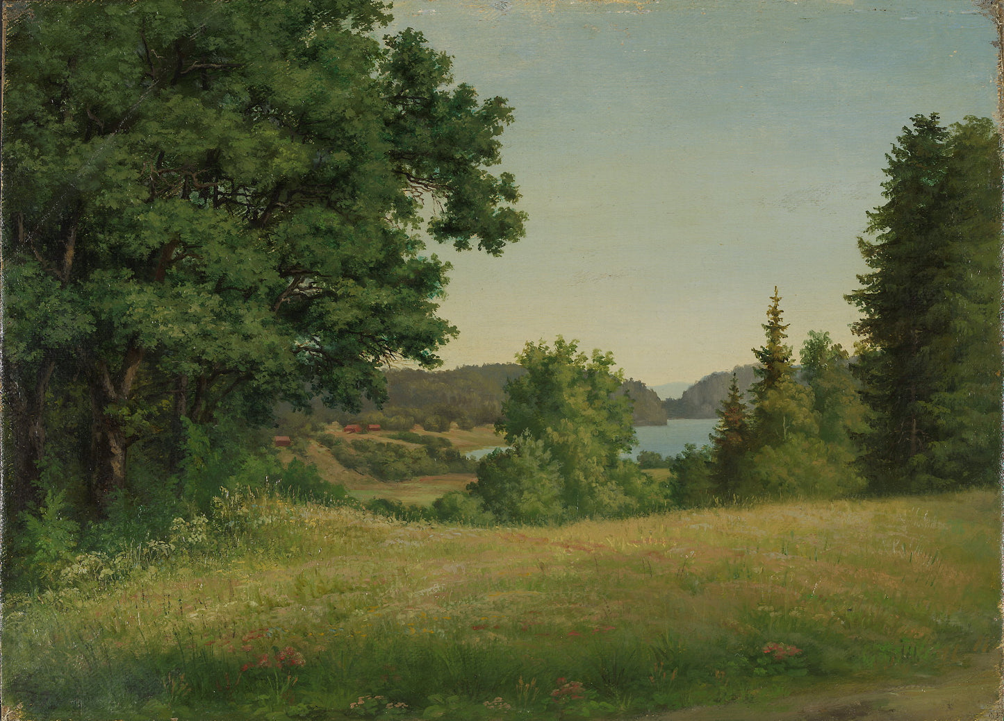 Landscape study, Borrevannet