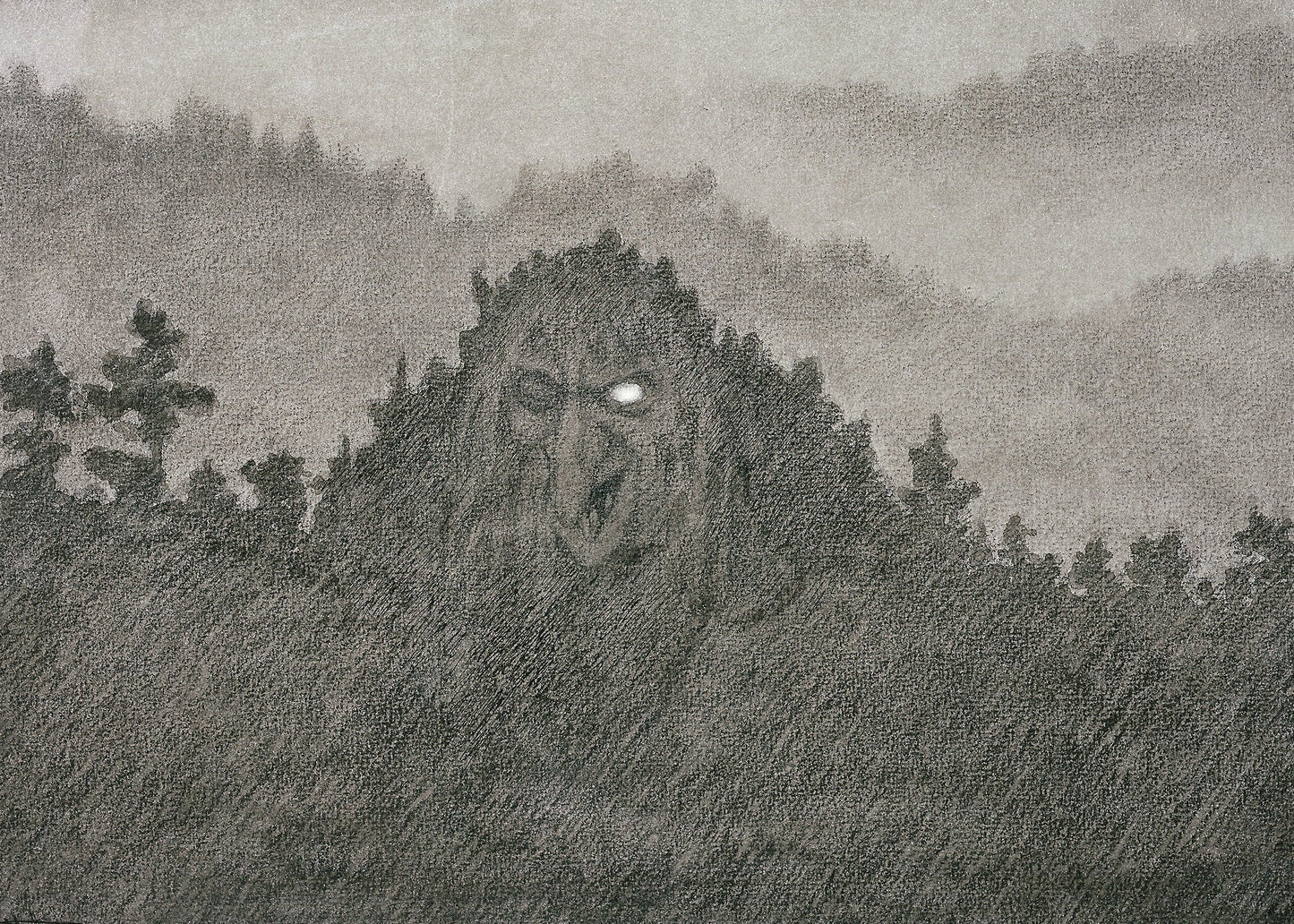 Skogtroll - Theodor Kittelsen