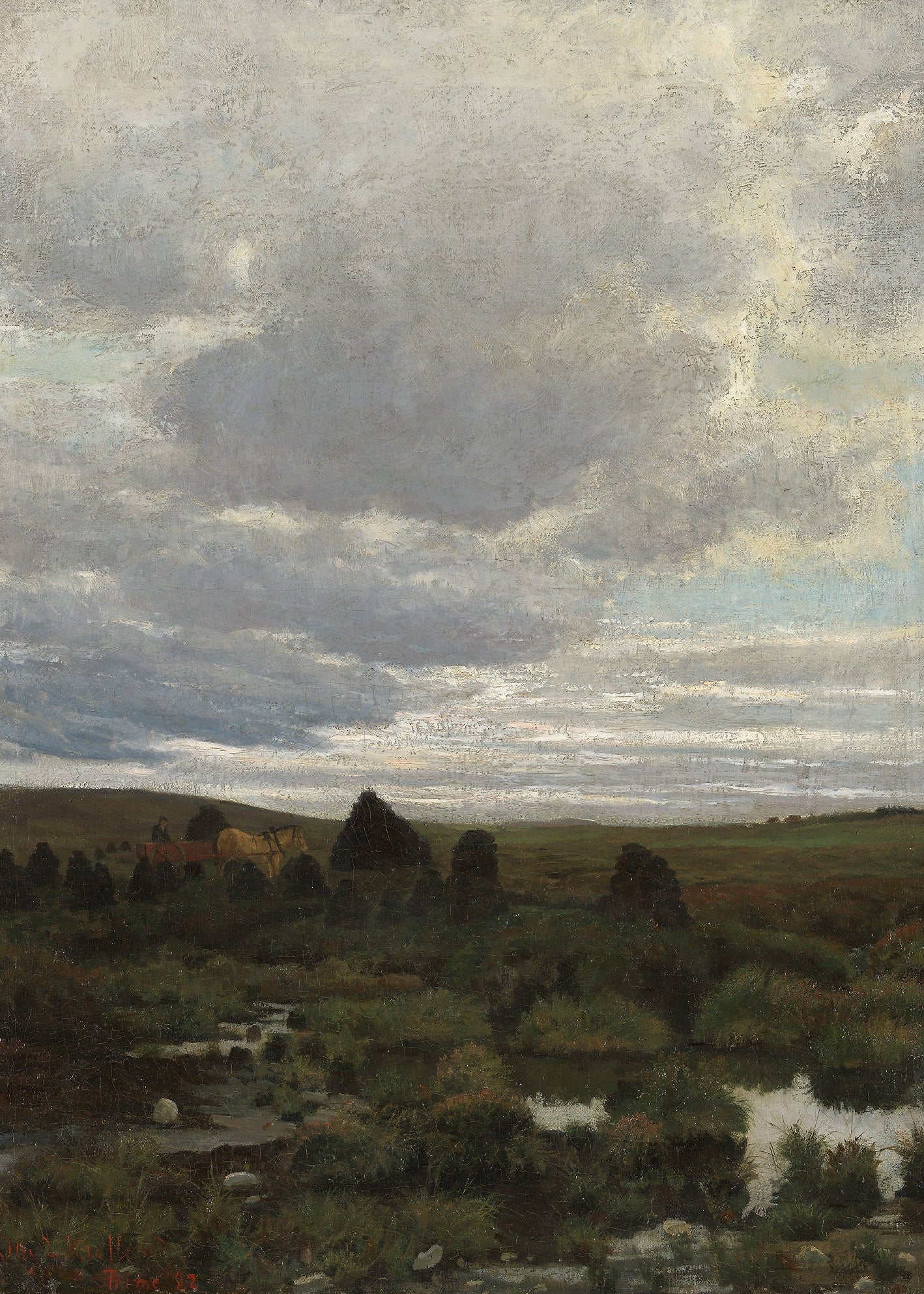 Torvmyr på Jæren (1882) - Kitty Kielland