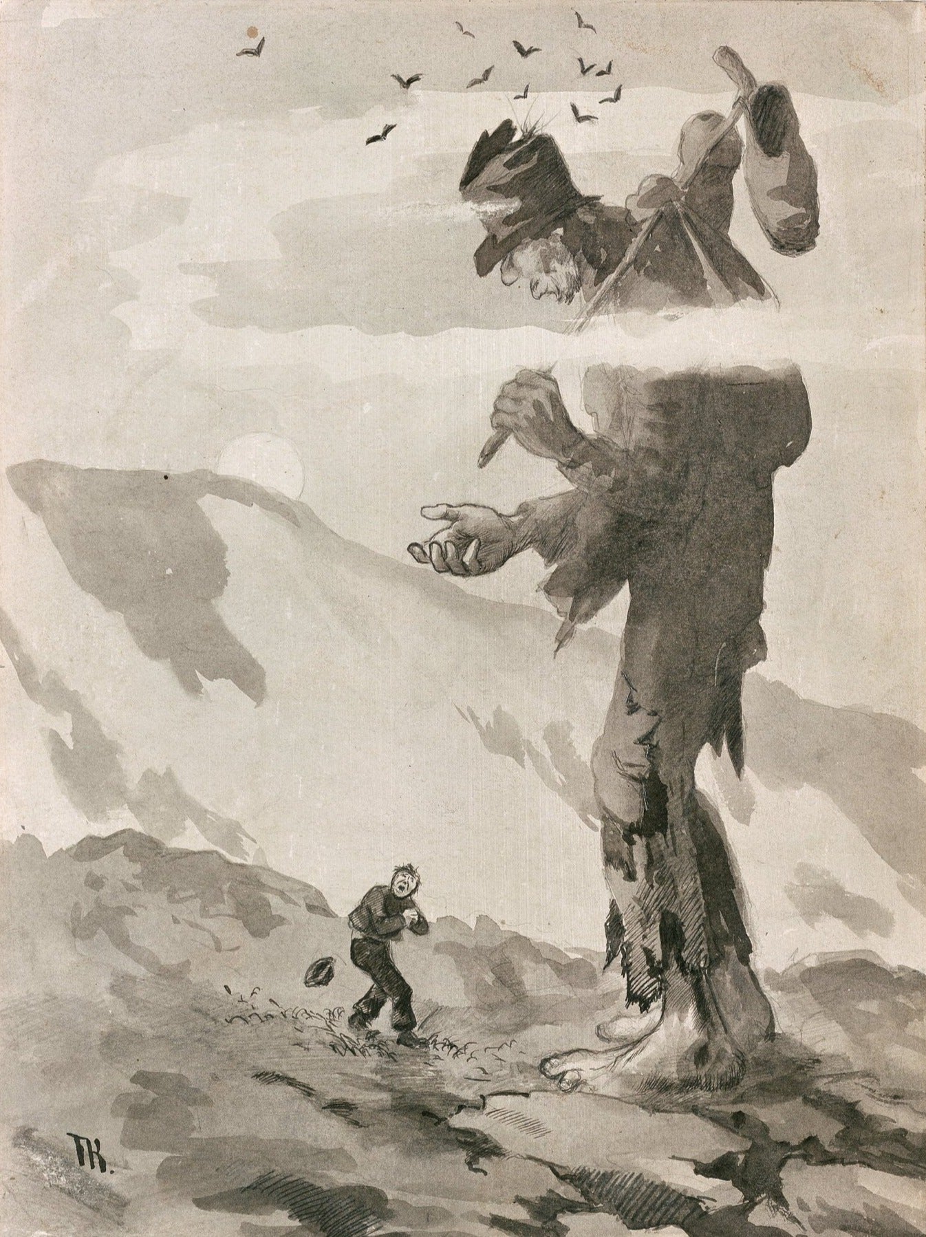 „Hab keine Angst vor mir, du mein Junge“, sagte der arme Mann