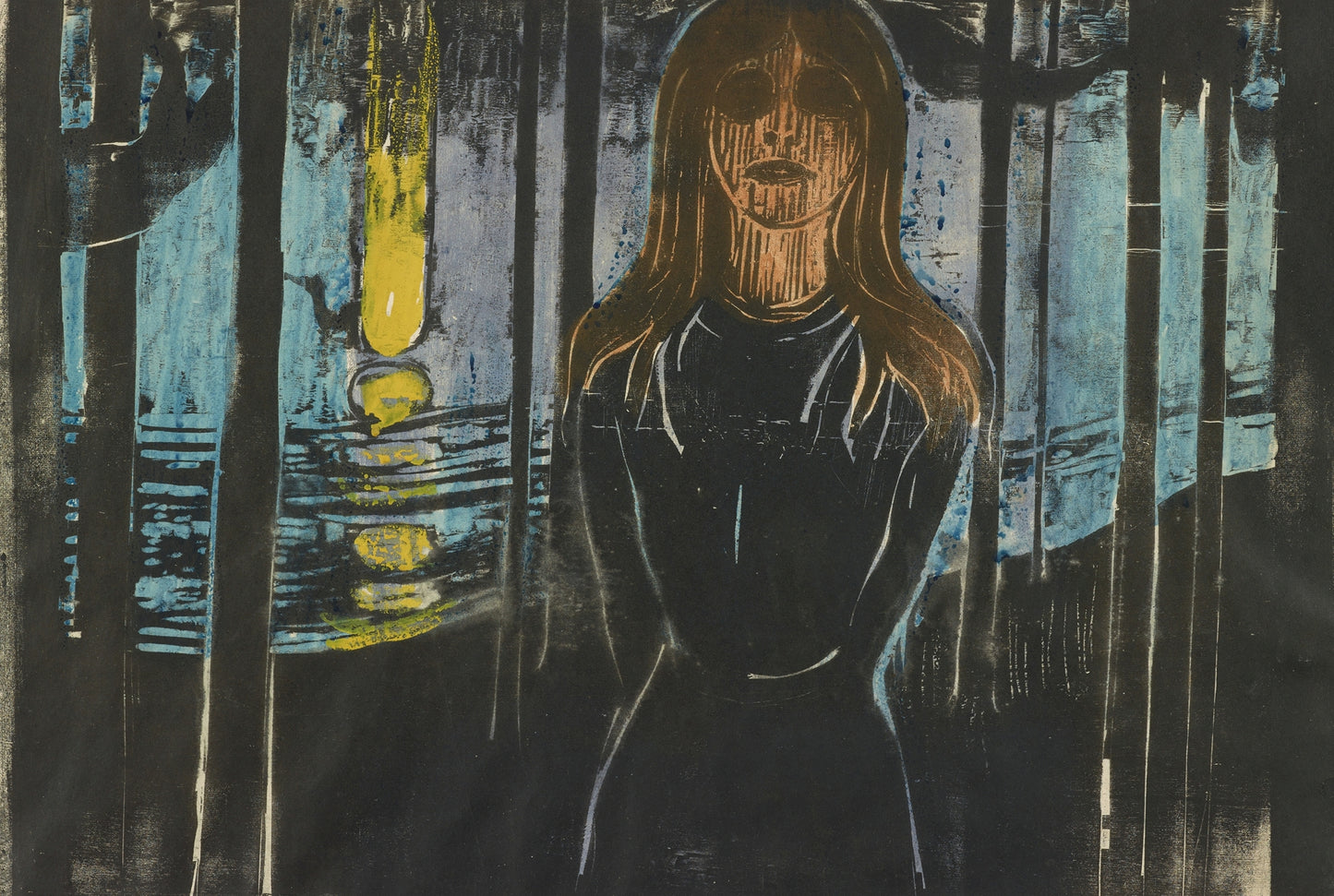 Summernight. The Voice (1896) - Edvard Munch