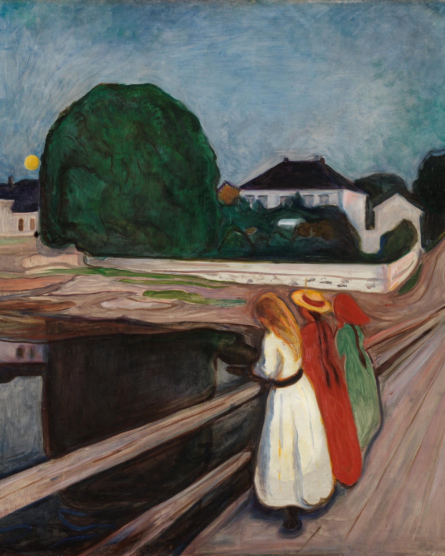 Pikene på broen - Edvard Munch