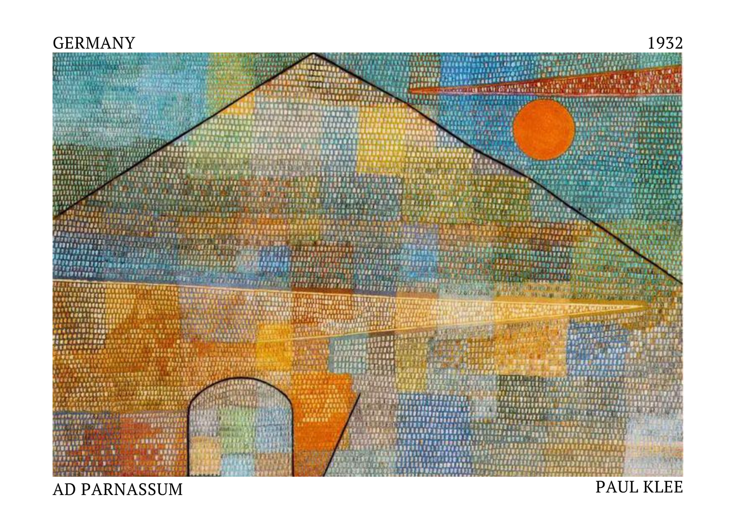 Ad Parnassum (1932) - Paul Klee