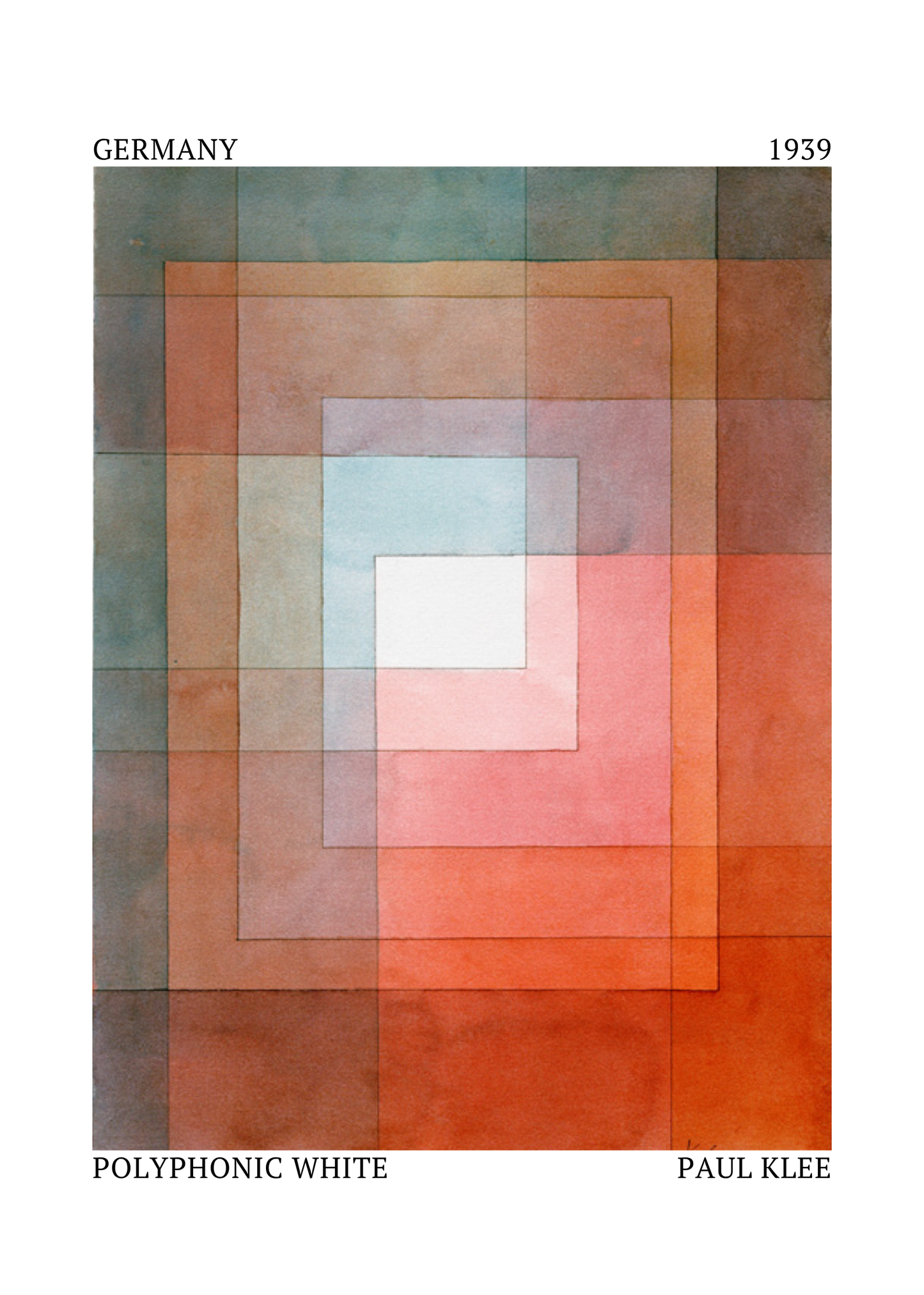 Polyphonic white, 1930 - Paul Klee