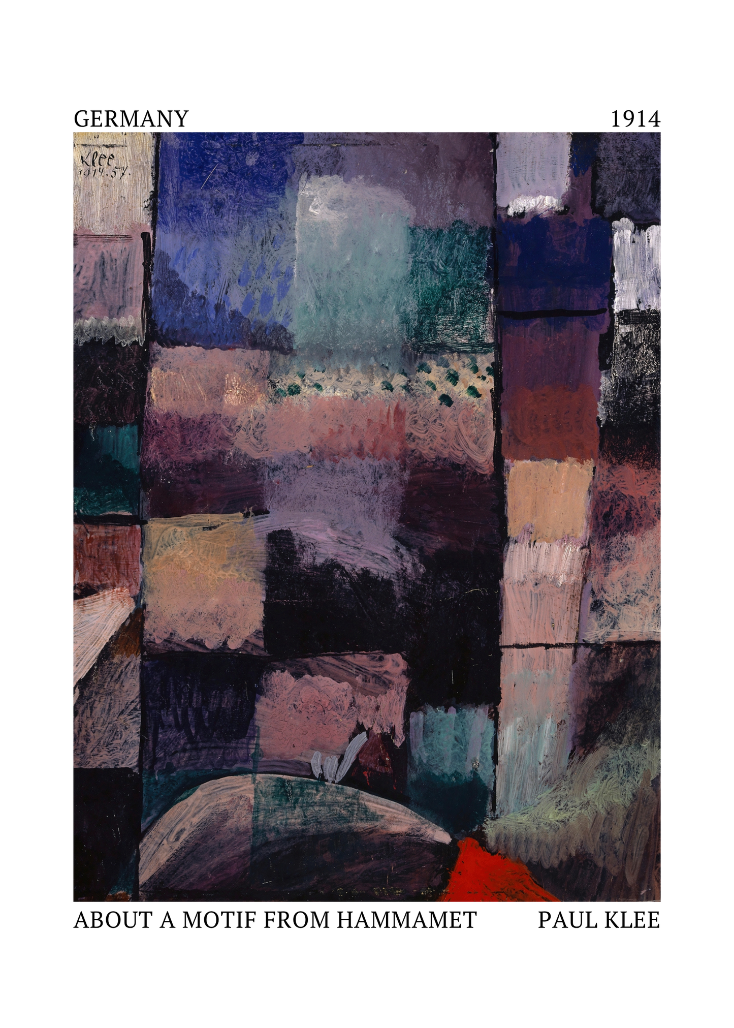 About a motif from Hammamet - Paul Klee