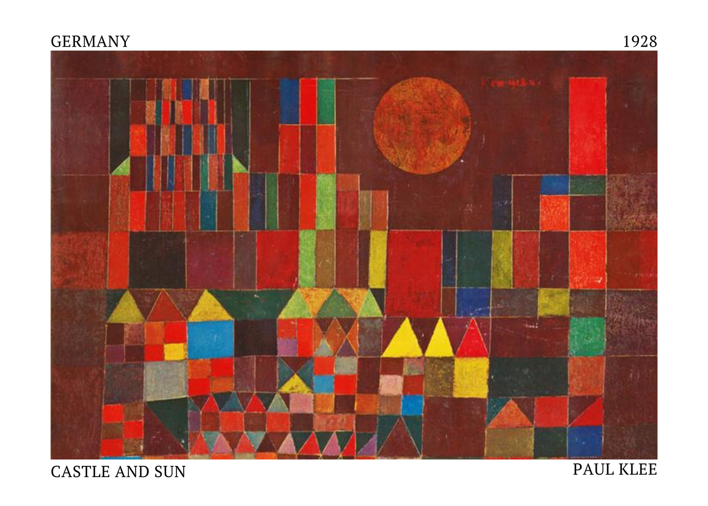 Castle and Sun (1928) - Paul Klee
