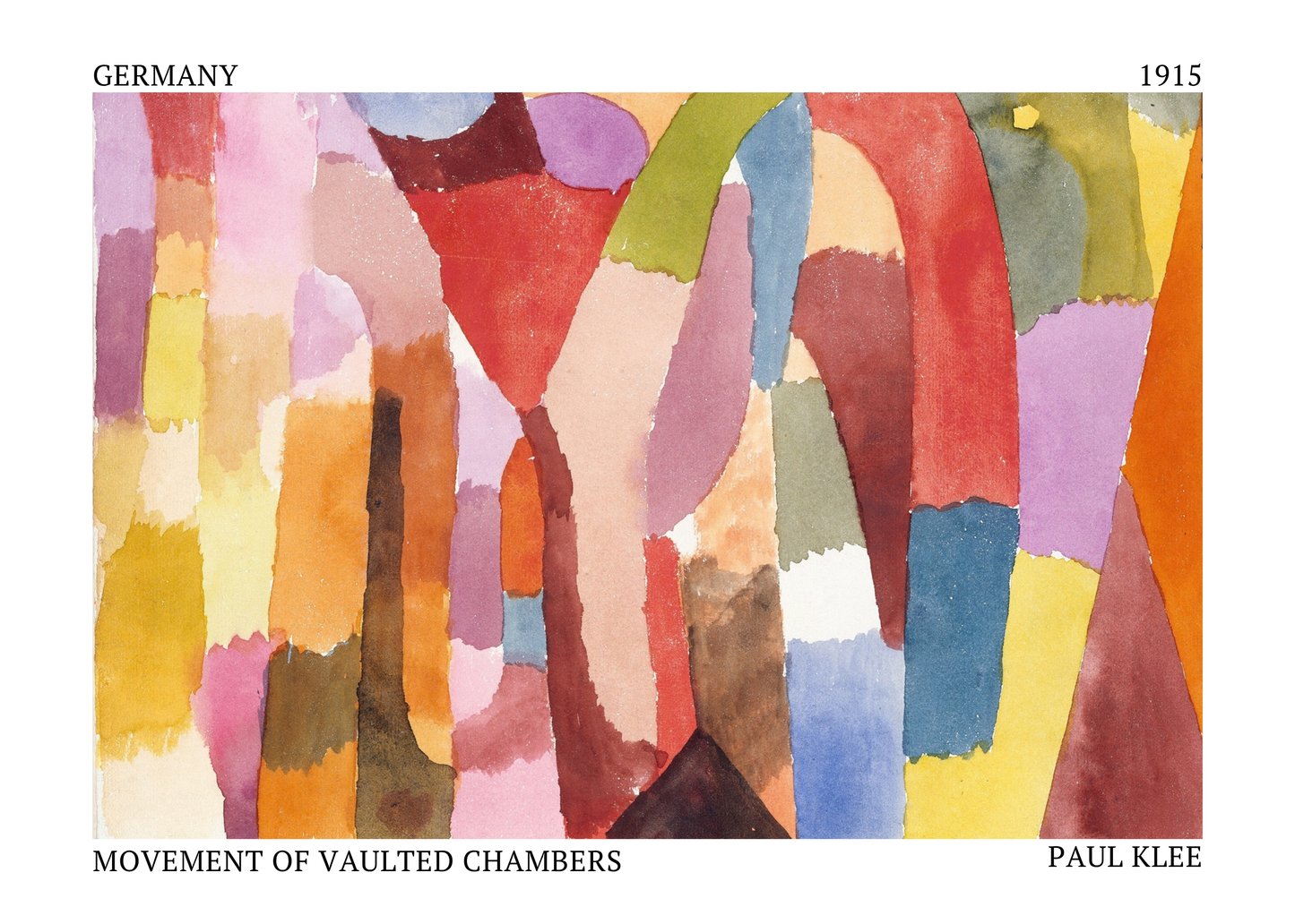 Movement of Vaulted Chambers - Paul Klee