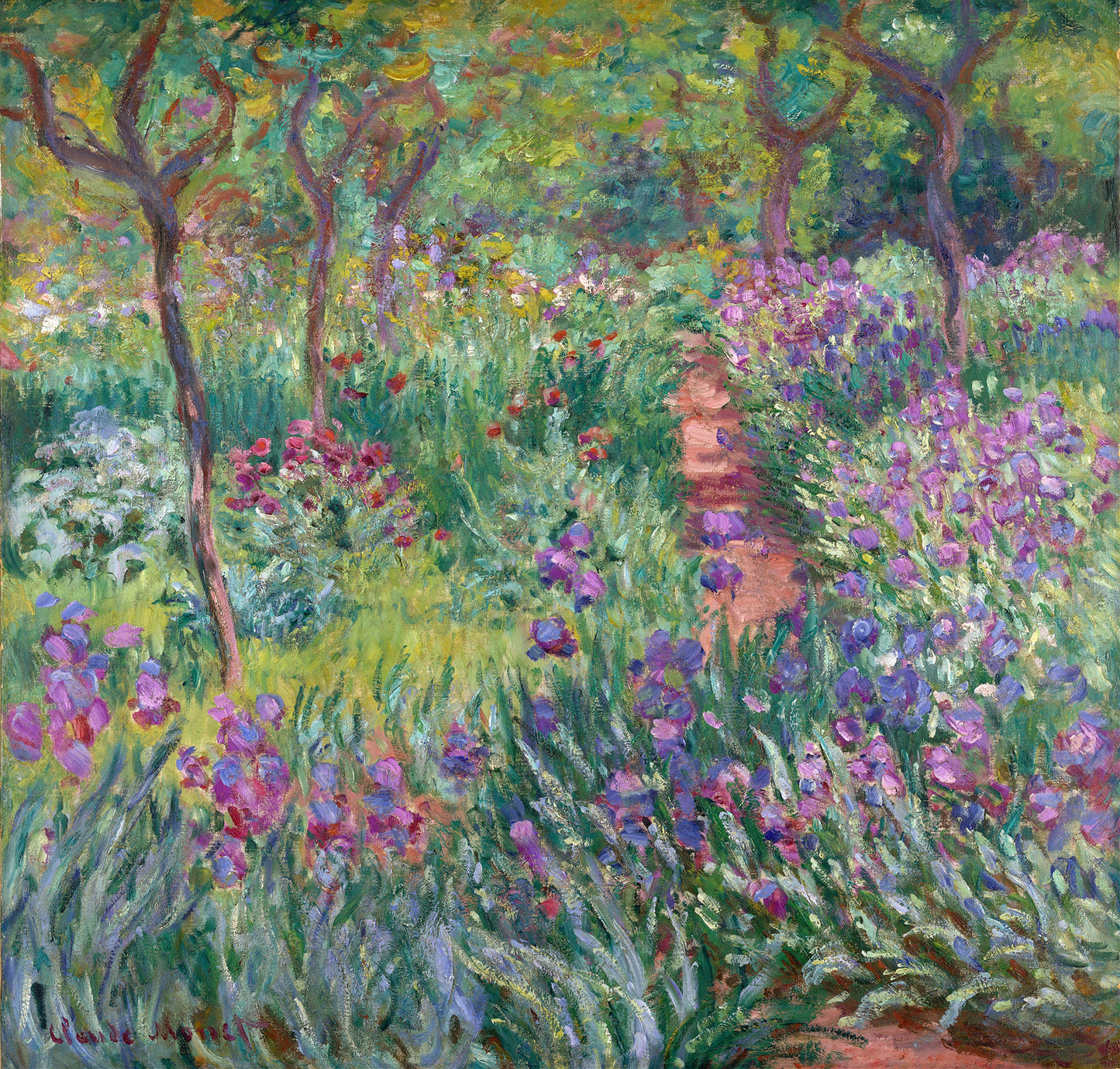 The Artist’s Garden in Giverny (1900) — Claude Monet