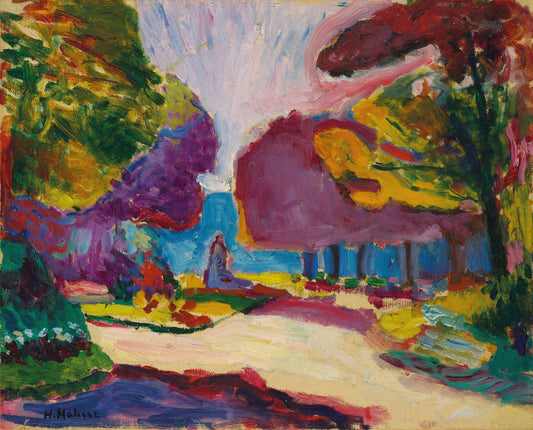 Jardin du Luxembourg, Paris (1902) - Henri Matisse