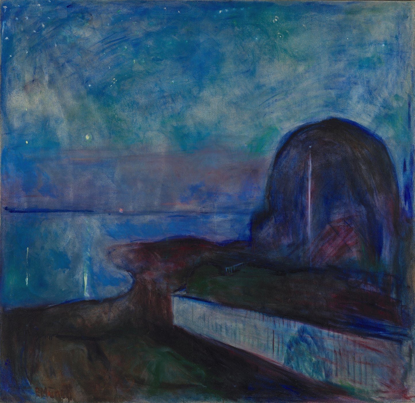 Sjernenatt - Edvard Munch