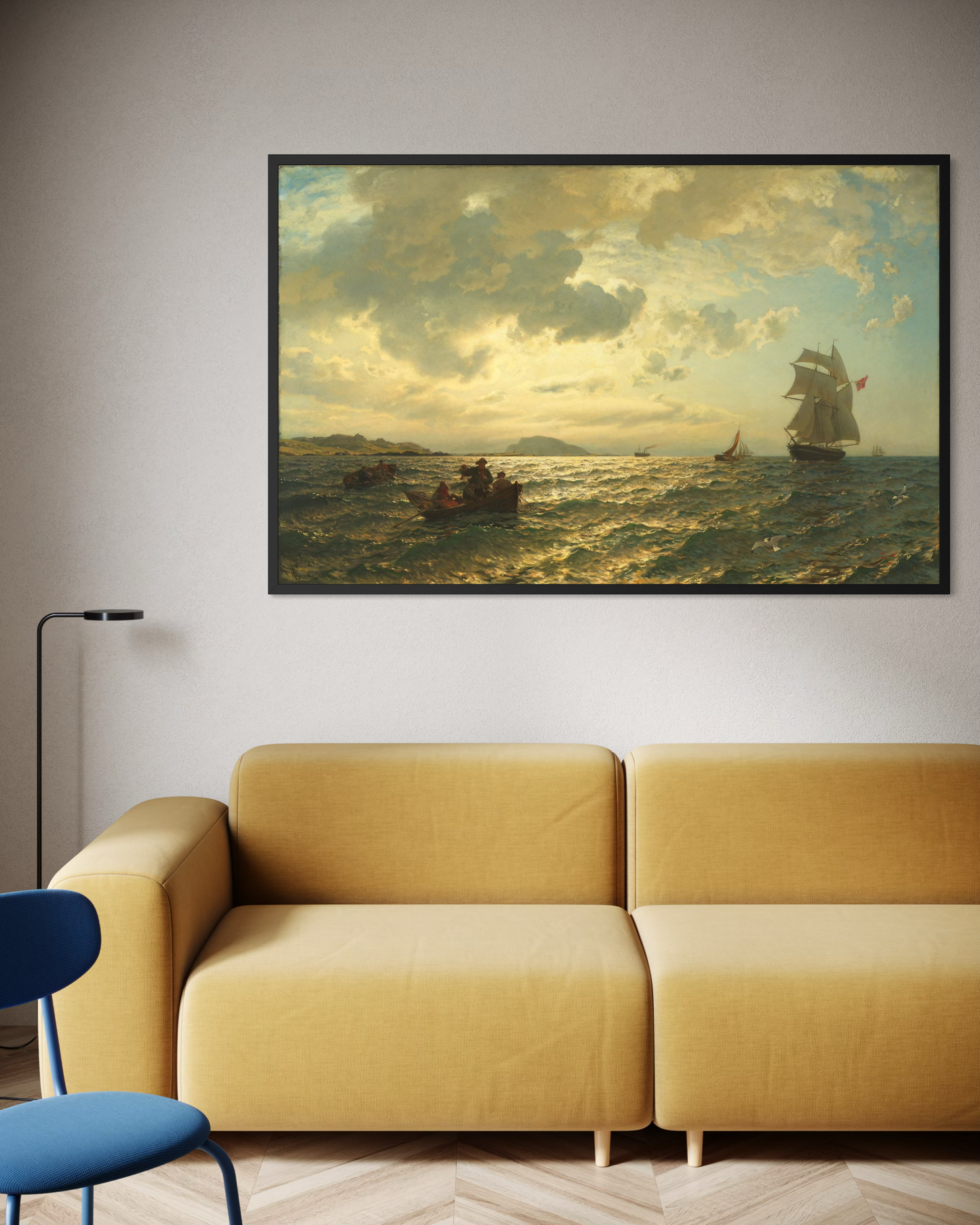 Frisk bris - Innrammet