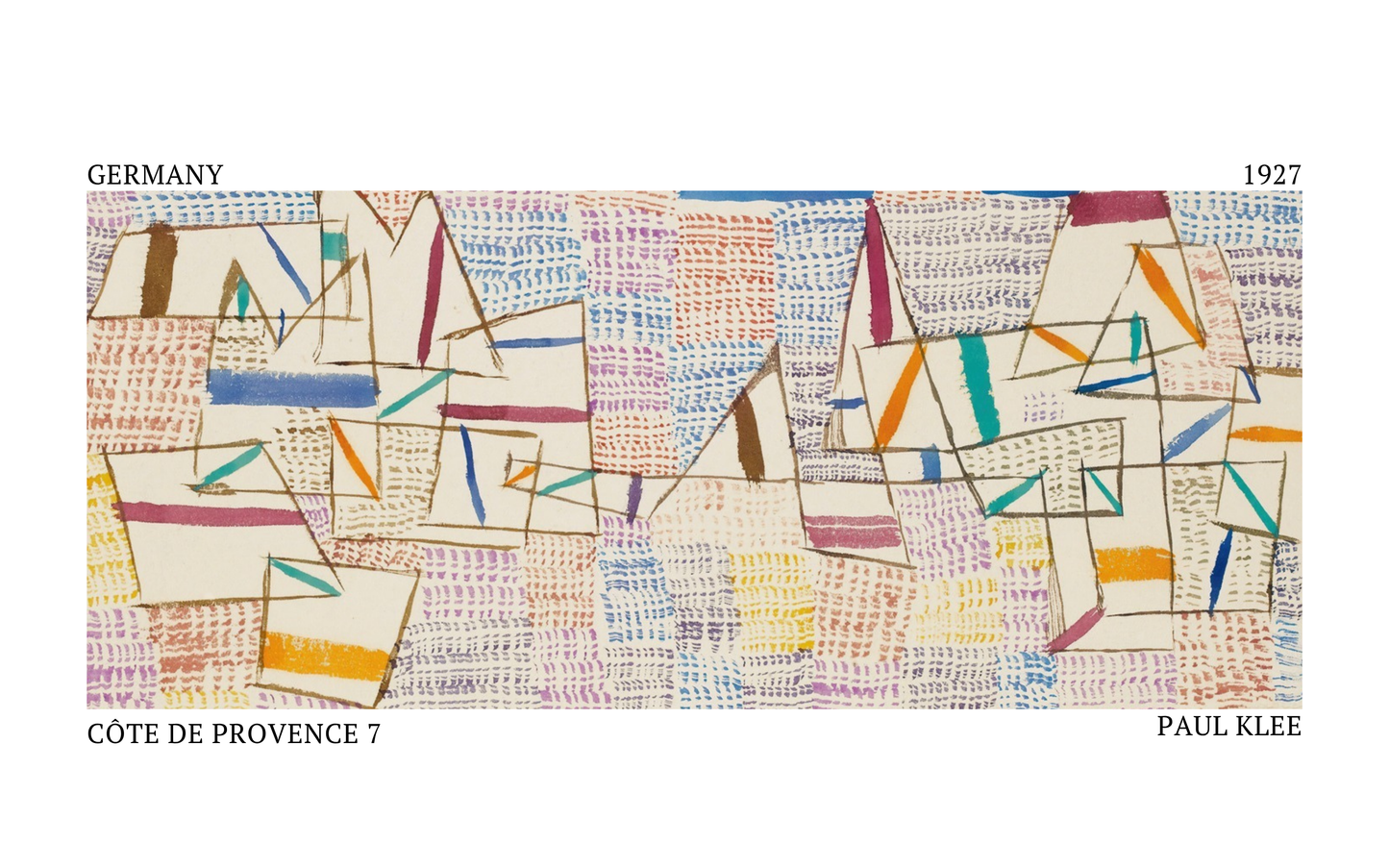 Côte de Provence 7 (1927) - Paul Klee