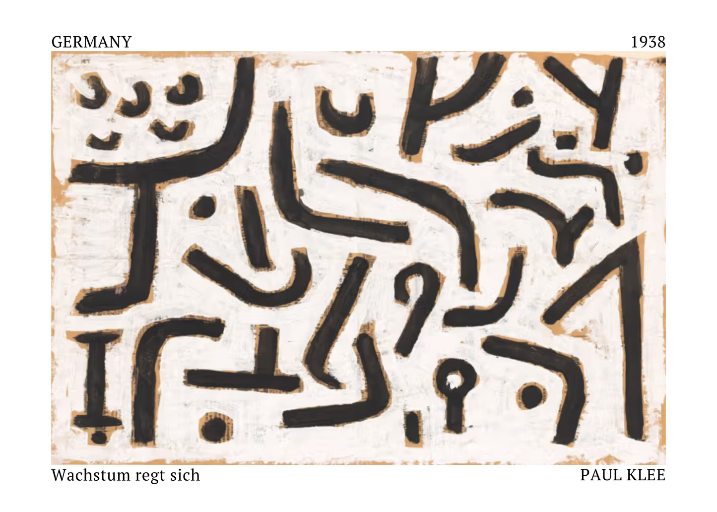 Wachstum regt sich (Growth Stirs) (1938)- Paul Klee