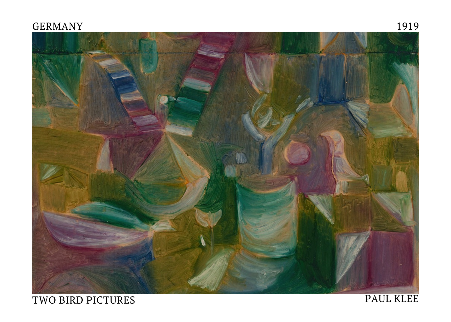 Two Bird Pictures (ca. 1919) - Paul Klee