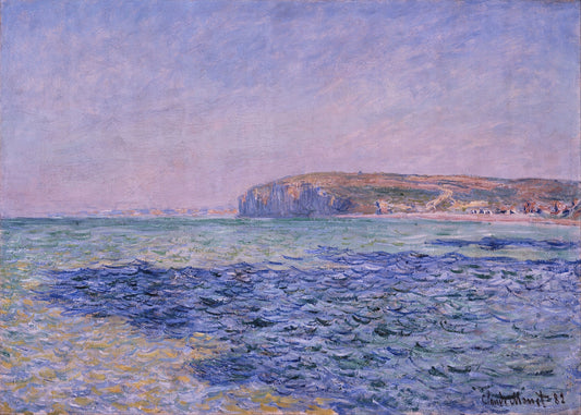 Skygger på havet. Klippene ved Pourville - Claude Monet