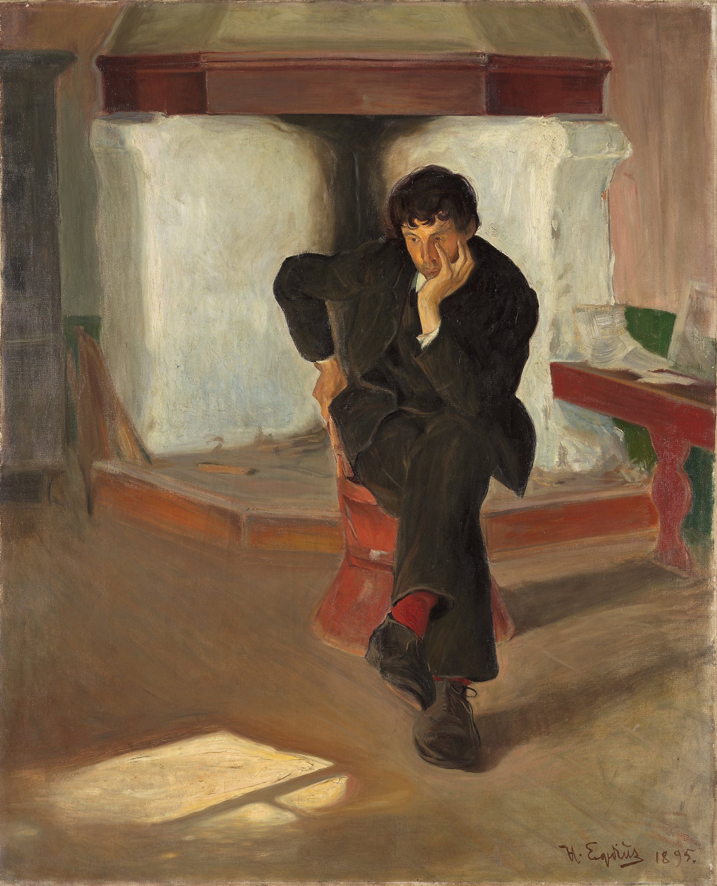 The dreamer painter Torleiv Stadskleiv, Bø in Telemark