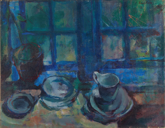 The blue kitchen