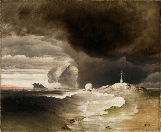 Lighthouse on the Norwegian coast