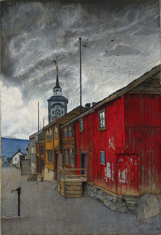 Straße in Røros